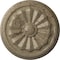 Ekena Millwork Olivia Ceiling Medallion (Fits Canopies up to 2 1/8"), 7 7/8"OD x 1 1/8"P, Gobi Desert Crackle CM07OLGDC - alternate 1